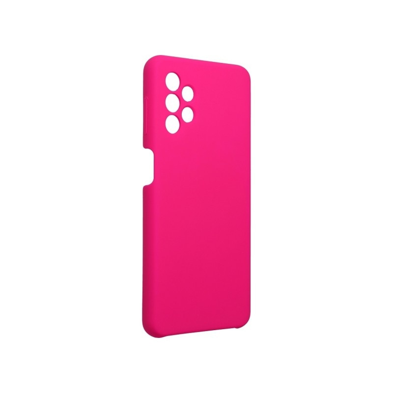 Husa Spate Forcell Silicone Compatibila Cu Samsung Galaxy A32 5G, Microfibra La Interior, Silicon Soft, Roz
