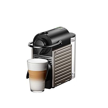 Espressor cu capsule Nespresso Pixie Aeroccino 3 XN305T, 1260 W, 0,7 L, 19 bar, Titan Espressor cu capsule Nespresso Pixie Aeroccino 3 XN305T, 1260 W, 0,7 L, 19 bar, Titan
