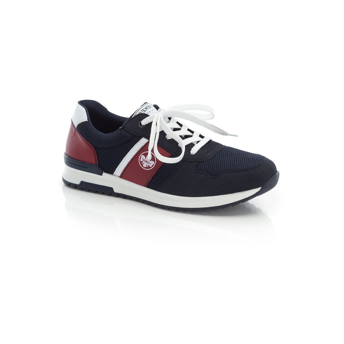 Pantofi sport barbati, Rieker, Pacific Casual Trainers, Piele ecologica, Albastru