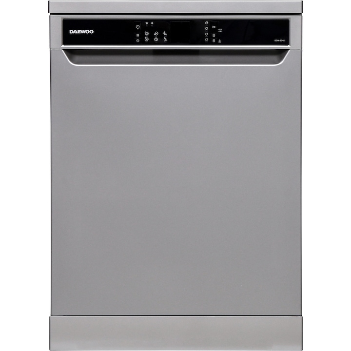 Daewoo DDW-604S mosogatógép, 12 terítékes, 6 program, E energiaosztály, ezüst