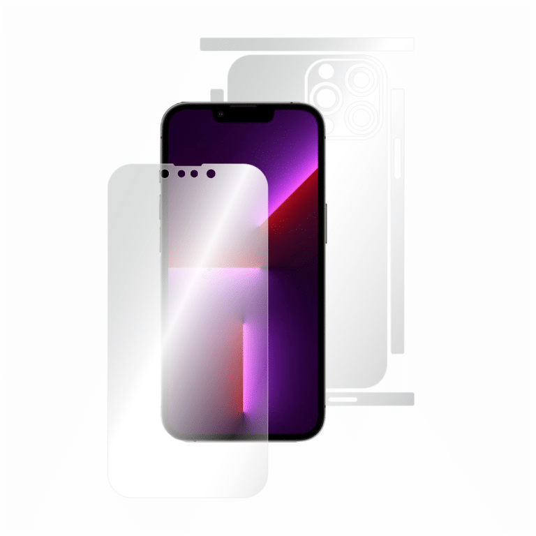 Folie de protectie Clasic Smart Protection compatibil cu Apple iPhone 13 Pro - fullbody - display si spate