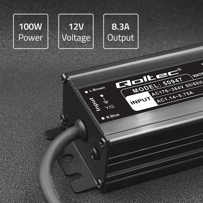 LED Netzteil 200W 12V 16.6A IP66 dimmbar TRIAC LongLife LED KVF-12200
