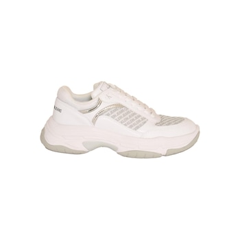Pantofi sport dama, Calvin Klein, Chunky Sole Laceup Pu-Pes Bright, Poliuretan, Alb Pantofi sport dama, Calvin Klein, Chunky Sole Laceup Pu-Pes Bright, Poliuretan, Alb