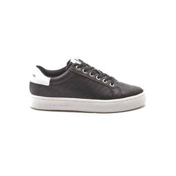 Pantofi sport dama, Calvin Klein, Cupsole Sneaker Laceup Em Pu-Ny, Poliuretan, Negru Pantofi sport dama, Calvin Klein, Cupsole Sneaker Laceup Em Pu-Ny, Poliuretan, Negru