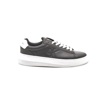 Pantofi sport dama, Calvin Klein, Chunky Sole Sneaker Laceup Lth, Piele naturala, Negru Pantofi sport dama, Calvin Klein, Chunky Sole Sneaker Laceup Lth, Piele naturala, Negru