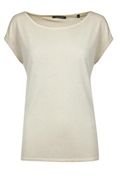 Tricou dama Marc O'Polo, bej, L, 'Garment Dyed' Tricou dama Marc O'Polo, bej, L, 'Garment Dyed'
