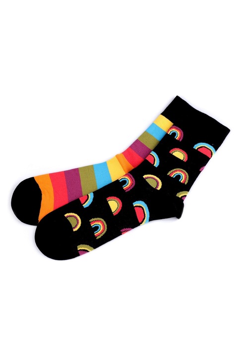 Unisex hosszú pamut zokni Wola, Rainbow többszínű, 35-38 méret