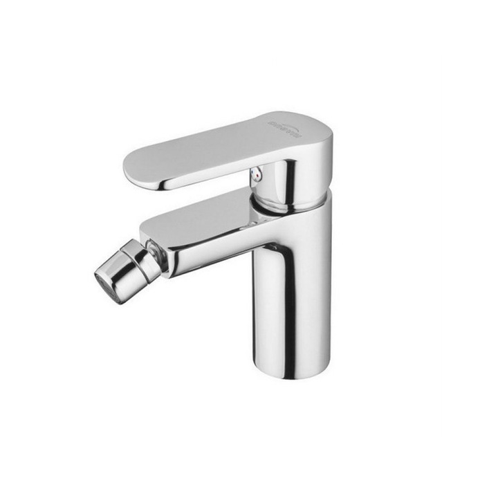 Baterie petru bideu Invena Siros, crom