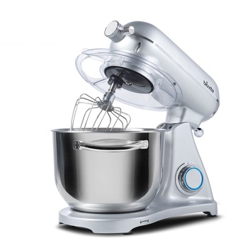 Mixer cu bol din inox Biovita MB-1800-LUX, 1800W, Carcasa de Aluminiu, Bol 6 L, 6 Viteze, Functie Pulse, Argintiu Mixer cu bol din inox Biovita MB-1800-LUX, 1800W, Carcasa de Aluminiu, Bol 6 L, 6 Viteze, Functie Pulse, Argintiu