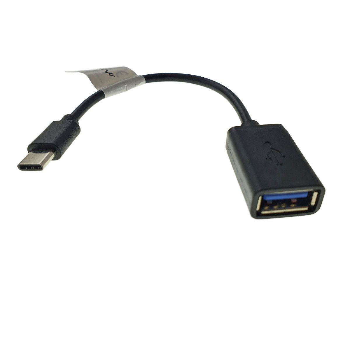 Cablu convertor OTG, conectori USB-C tata la USB-B mama, 15 cm, Negru, TCL-BBL3122
