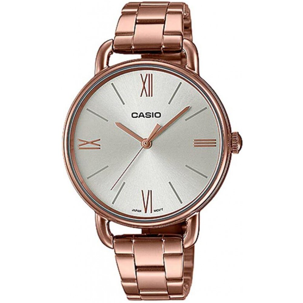 Ceas de dama Casio Dress Analog LTP-E414R-7ADF Auriu Rose
