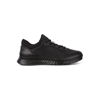 Pantofi sport dama, Ecco, Exostride W Flats, Piele naturala, Negru, 37 EU Pantofi sport dama, Ecco, Exostride W Flats, Piele naturala, Negru, 37 EU