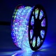 Светлинен шланг тип коледна инсталация 60 м 1440 LED диода многоцветен с трансформатор 8 комплекта лампи секционни