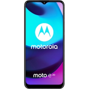 Смартфон Motorola Moto E20, Dual SIM, 32GB, 2GB RAM, 4G, Graphite Grey