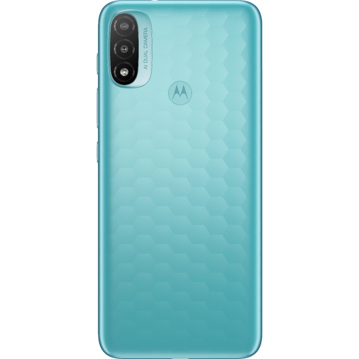 Telefon mobil Motorola Moto E20, Dual SIM, 32GB, 2GB RAM, 4G, Coastal Blue