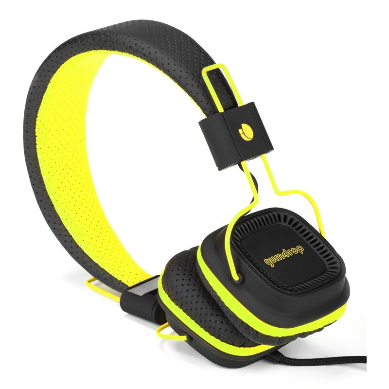 Casti stereo Gumdrop NGS, jack 3.5 mm, Galben