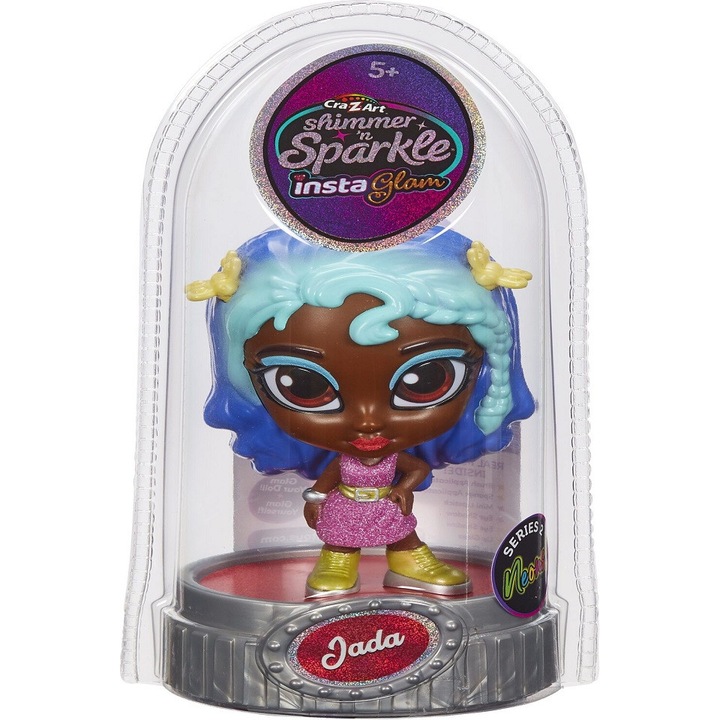 Комплект за красота Craz Art Shimmer And Sparkle, Колекциия InstaGlam, Кукла Jada, Серия 2