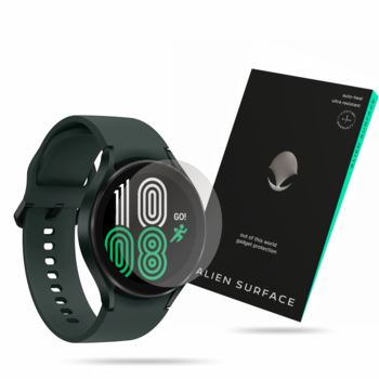 Folie Alien Surface, pentru Samsung Galaxy Watch 4 44mm, protectie ecran 1 si 2 Rezerve Folie Alien Surface, pentru Samsung Galaxy Watch 4 44mm, protectie ecran 1 si 2 Rezerve