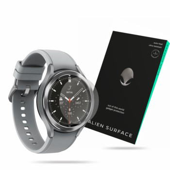 Folie Alien Surface, pentru Samsung Galaxy Watch 4 Classic 46mm, protectie ecran 1 si 2 Rezerve Folie Alien Surface, pentru Samsung Galaxy Watch 4 Classic 46mm, protectie ecran 1 si 2 Rezerve