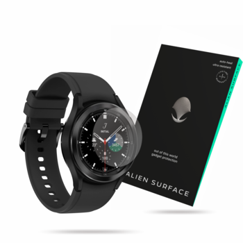 Folie Alien Surface, pentru Samsung Galaxy Watch 4 Classic 42mm, protectie ecran 1 si 2 Rezerve Folie Alien Surface, pentru Samsung Galaxy Watch 4 Classic 42mm, protectie ecran 1 si 2 Rezerve