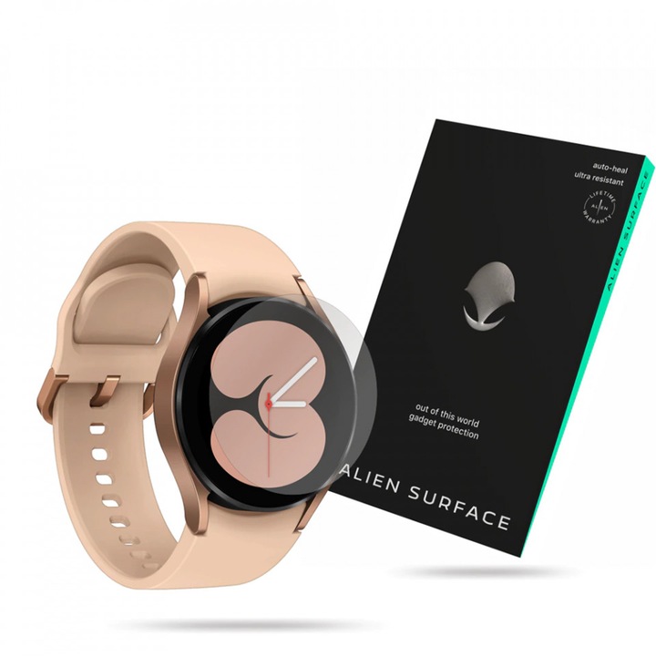 Alien Surface fólia, Samsung Galaxy Watch 4 40mm-hez, képernyővédő 1+2 Tartalék