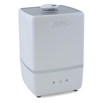 Umidificator cu ultrasunete Airbi Cubic, 35m², 110W, alb