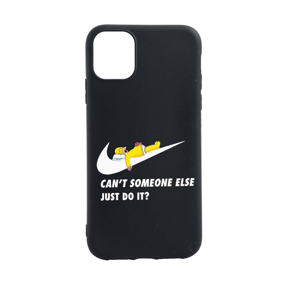 Husa Silicon Compatibila cu Apple iPhone 13 Mini, Simpson Just Do It, rezistenta la uzura, anti-alunecare, B751