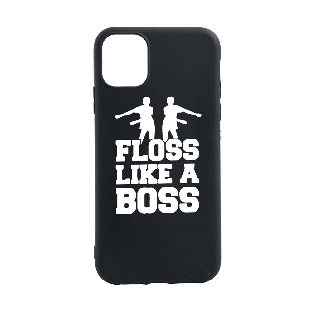 Husa Silicon Compatibila cu Apple iPhone 13 Pro, Floss Like A Boss, rezistenta la uzura, anti-alunecare, B765
