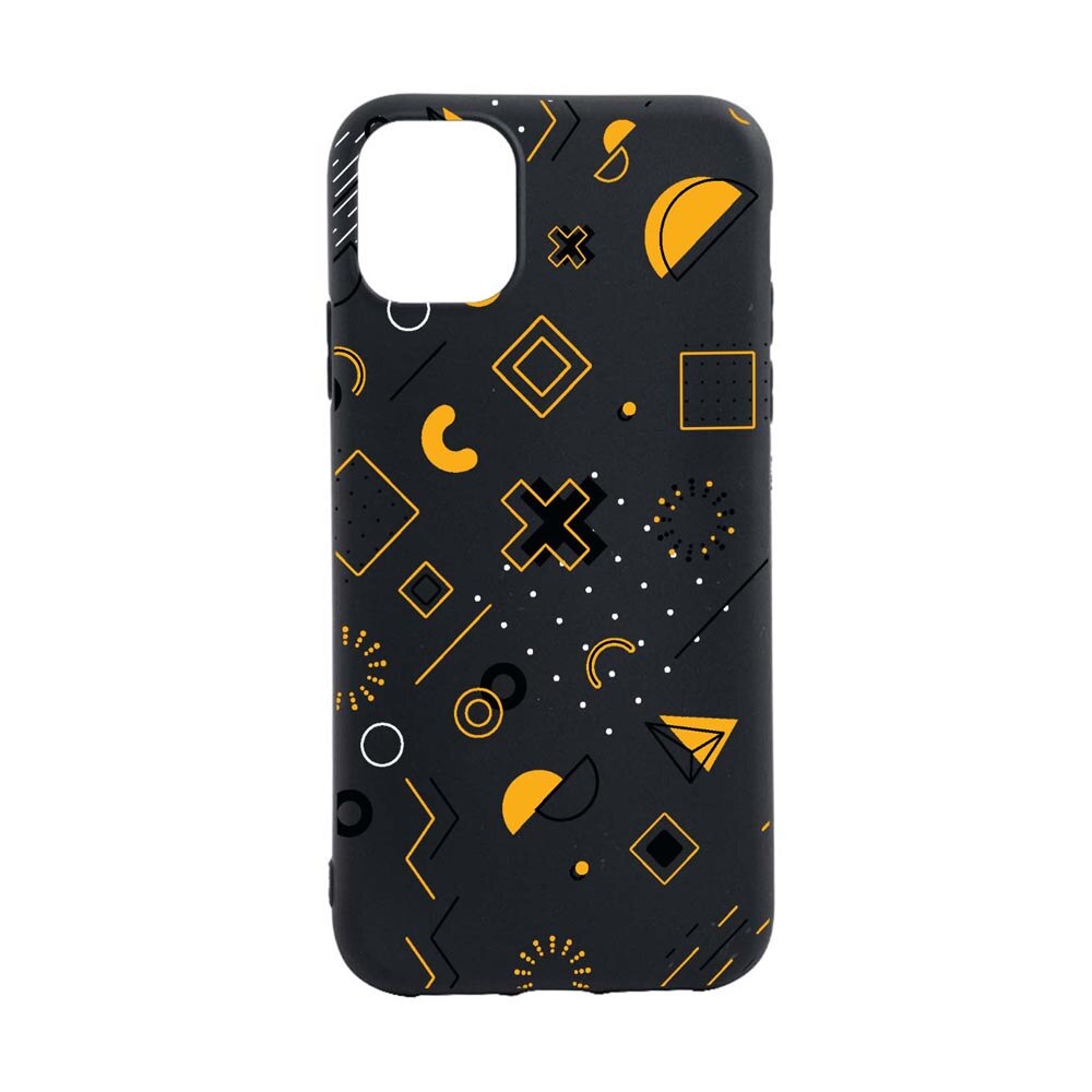 Husa Silicon Compatibila cu Apple iPhone 13 Mini, Symbols, rezistenta la uzura, anti-alunecare, B763