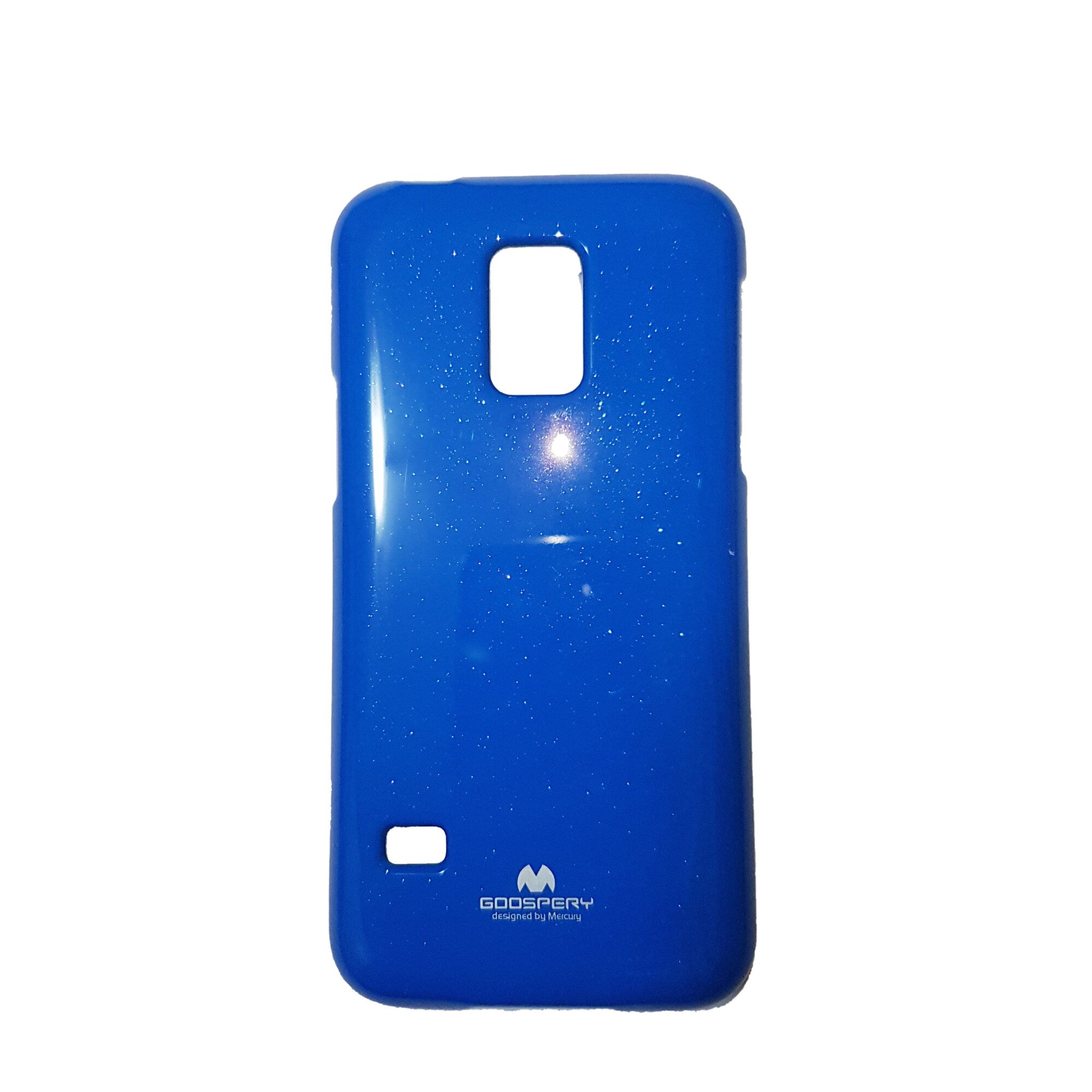 Husa Navy Blue Ultra Slim Gel pentru Samsung S5 Mini, G800 Goospery