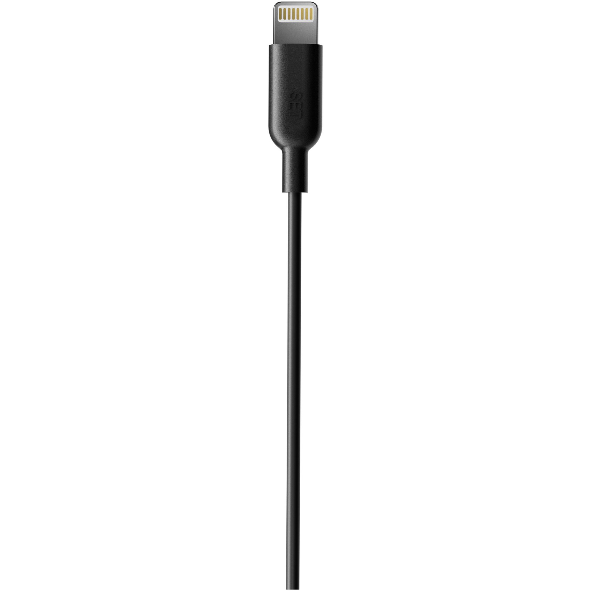 Casti Audio In Ear, Skullcandy, Set, Cu fir Lightning, True Black
