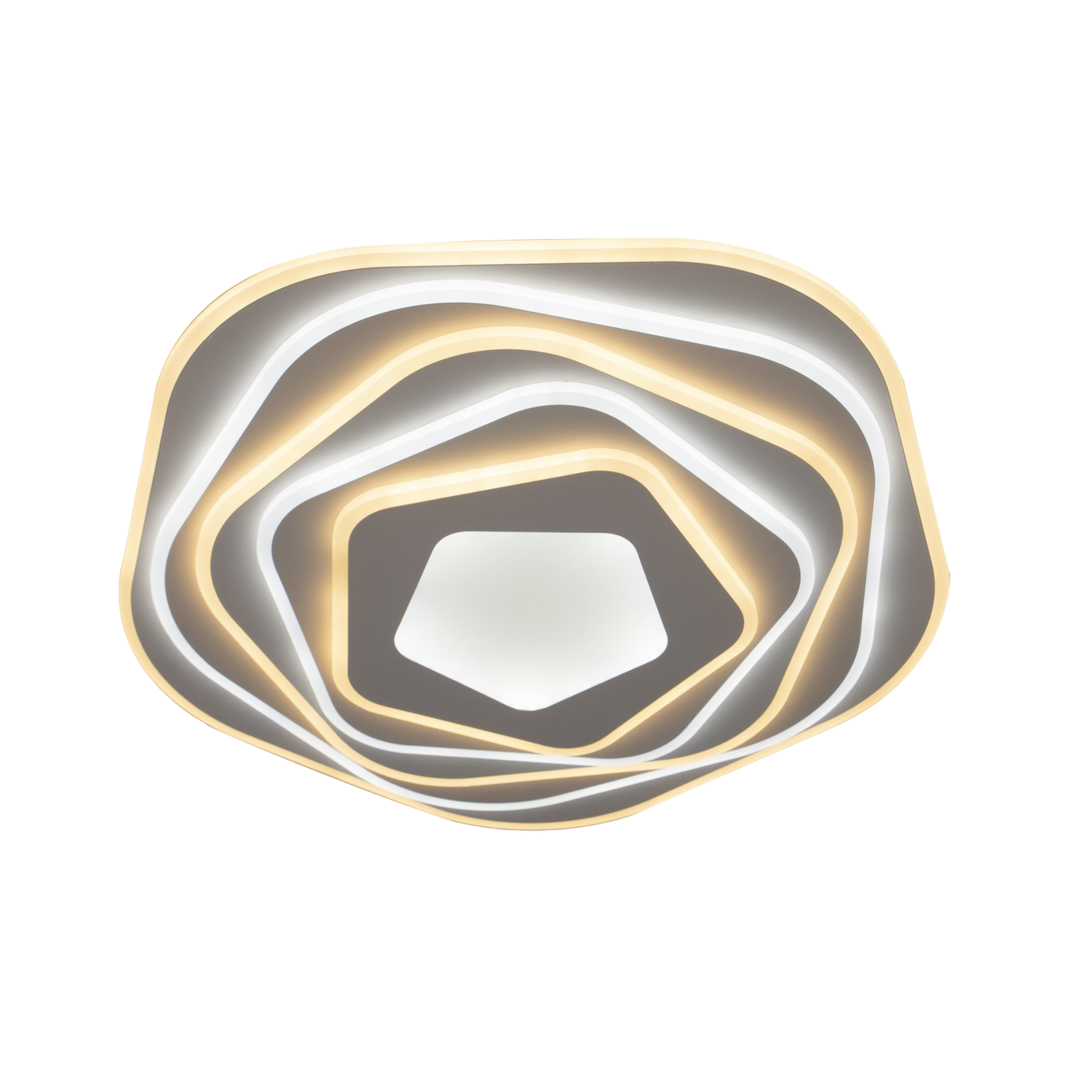 Lustra LED Clics Osiris, 234 W, Reglabila prin telecomanda, Lumina calda, rece, neutra