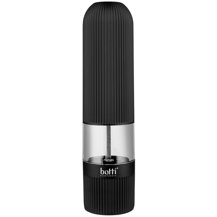 Rasnita electrica sare si piper Botti, 21.2 cm, Negru