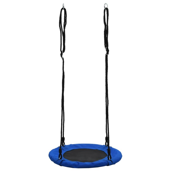 Leagan rotund vidaXL, Tesatura, 60 cm, Albastru