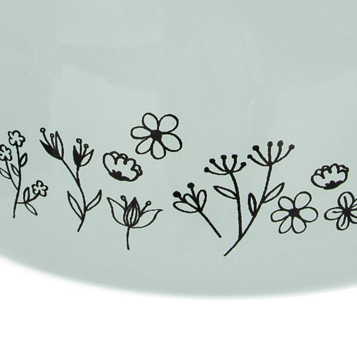 Orion zománcozott edény fedővel, 2,3 l, Zöld