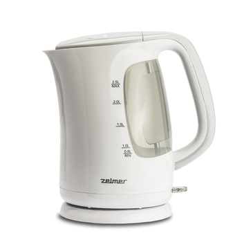 Fierbator electric Zelmer, 2.5 l, Alb/Gri Fierbator electric Zelmer, 2.5 l, Alb/Gri