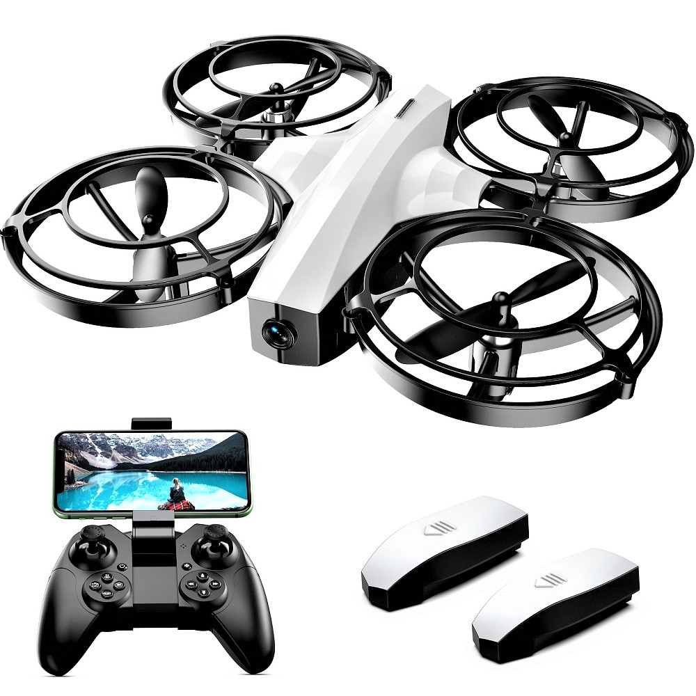 Drona Rc P7 pentru Copii si Adulti,Mod de lupta,Flip 360° ,Camera HD 720P 2.4Ghz FPV Wi Fi,Functia de gest cu mana,Senzor de gravitatie si Stop de urgenta,Baterie 20 Minute,Alb