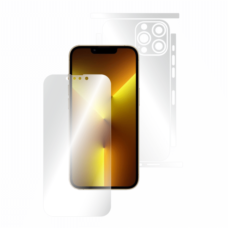 Folie de protectie Antireflex Mata Smart Protection compatibil cu Apple iPhone 13 Pro Max - fullbody - display si spate