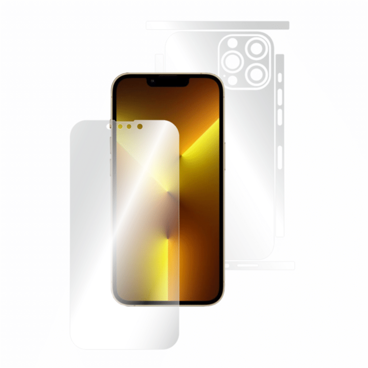 Folie de protectie Antireflex Mata Smart Protection compatibil cu Apple iPhone 13 Pro Max - fullbody - display si spate