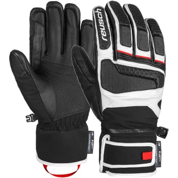 Manusi ski Reusch Profi SL, Negru/Alb/Rosu, marime 8 Manusi ski Reusch Profi SL, Negru/Alb/Rosu, marime 8