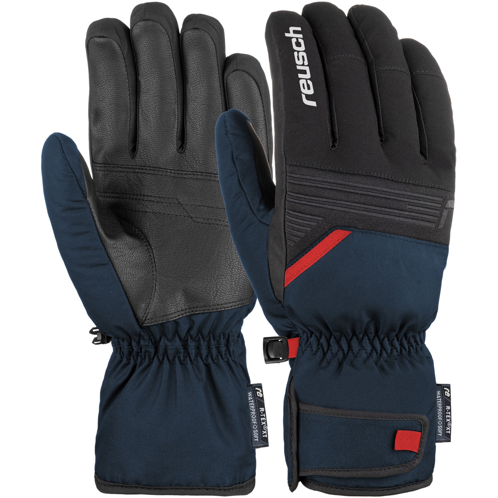 Manusi ski Reusch Bradley R-TEX XT, Albastru/Rosu, marime 9