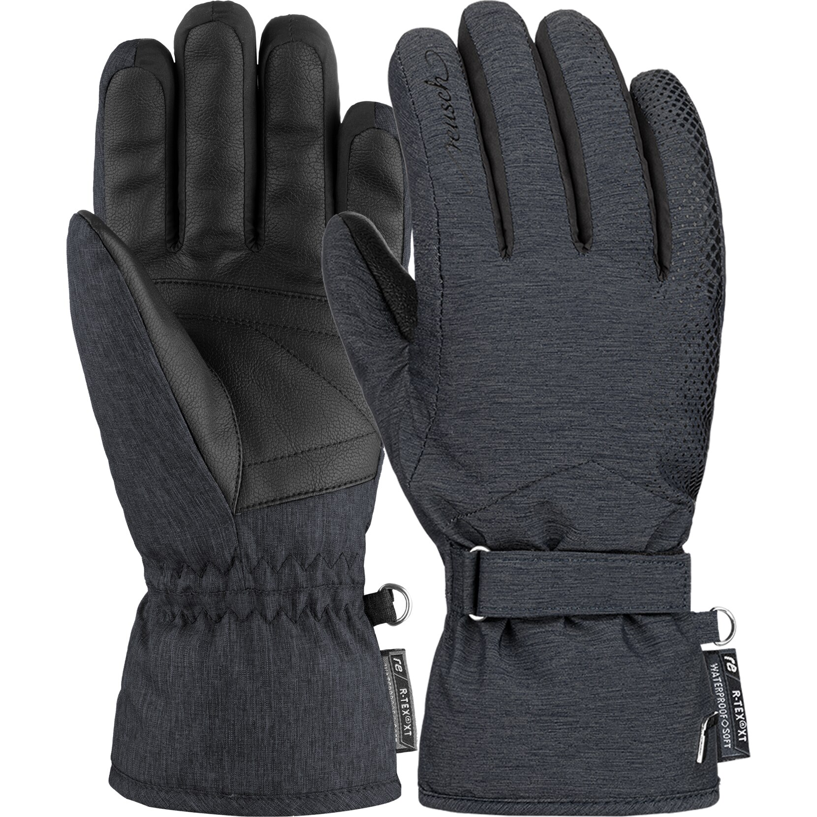 Manusi ski Reusch Lea R-TEX XT, pentru femei, Bleumarin Melange, marime 7