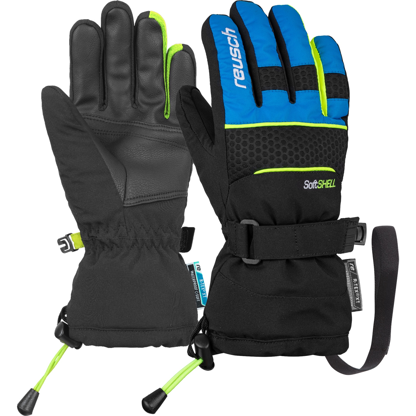 Manusi ski Reusch Connor R-TEX XT, pentru copii, Albastru/Negru, marime 6