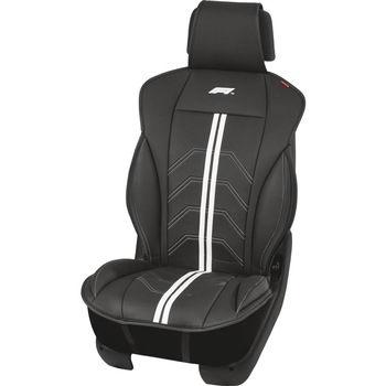 Husa scaun auto, Formula 1, negru + alb Husa scaun auto, Formula 1, negru + alb