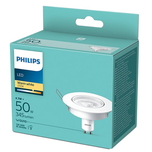 PHILIPS MASTER GU10 LED 6.2W LED -DIMMABLE (WARM or COOL)