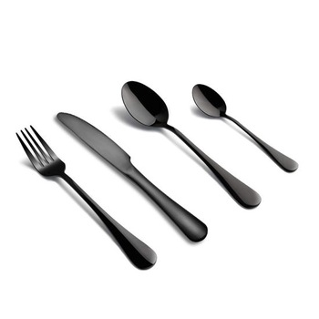 Set tacamuri 24 piese Berlinger Haus BH 2630,negru lucios Set tacamuri 24 piese Berlinger Haus BH 2630,negru lucios