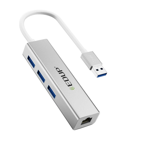 Adaptor placa de retea EDUP , 4-in-1 .USB 3.0 la Ethernet Rj45 Gigabit