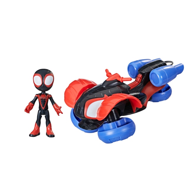 Set Figurina cu Motocicleta Spidey And His Amazing Friends Techno Racer 25 cm