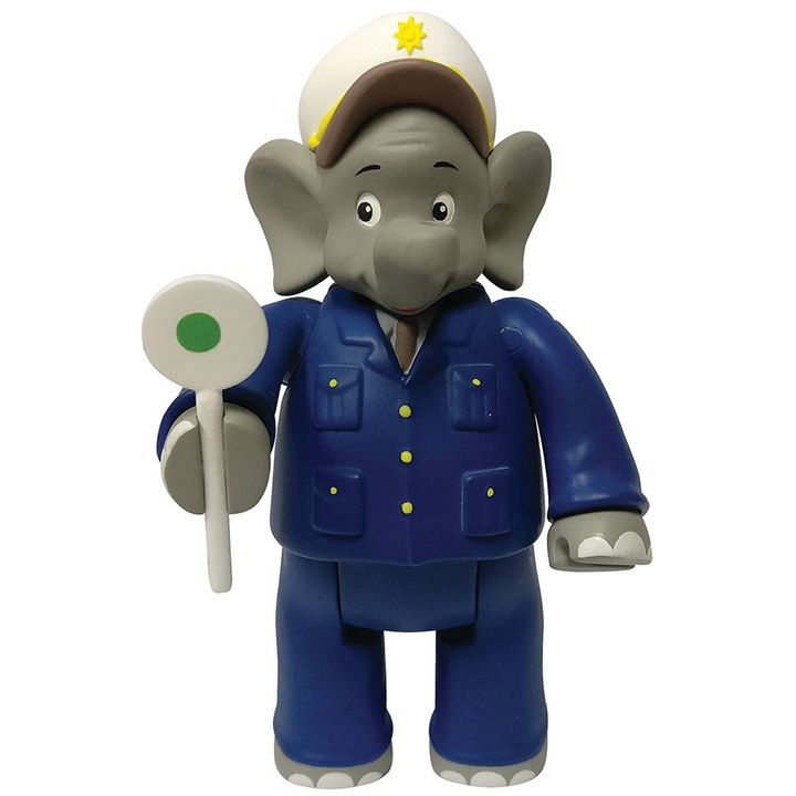Jazwares akciófigura 108047 1-69 Benjamin Blumchen, az elefánt - rendőr