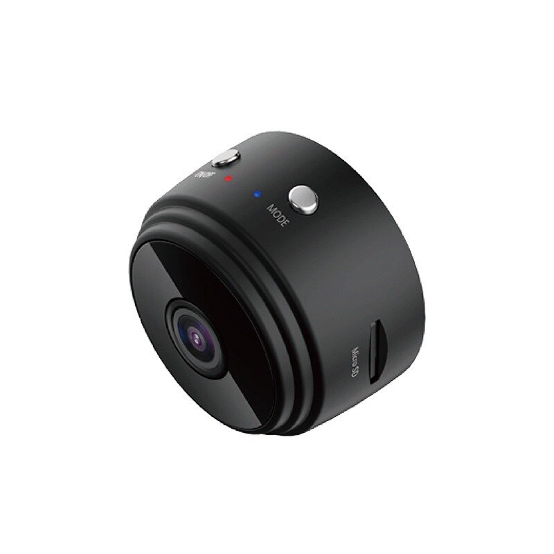 Панорамна Камера 1Tech A9, WiFi Camera, нощно виждане, Бебефон, Черна ...